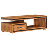 Coffee Table 100x45x33 cm Solid Acacia Wood 247493