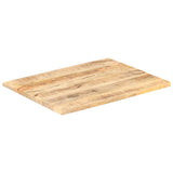 Table Top Solid Mango Wood 25-27 mm 90x70 cm 286029
