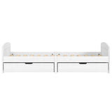 Day Bed with 2 Drawers without Mattress "IRUN" White 90x200 cm 3185208