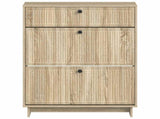 Shoe Cabinet EDE 78 x 24 x 103 cm Engineered Wood Sonoma Oak 895997