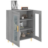 Sideboard Grey Sonoma 69.5x34x90 cm Engineered Wood 817334