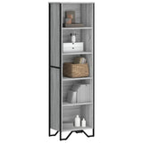 Bookcase Grey Sonoma 50x31x169 cm Engineered Wood 848617