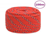 Boat Rope Red 16 mm 100 m Polypropylene 152415