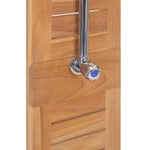Garden Shower Solid Teak 70x75x204 cm 44667