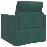 Sofa Bed Dark Green 74 x 77 x 81 cm Velvet 4106616