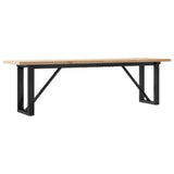 Coffee Table O-Frame 160x40x45.5 cm Solid Wood Pine and Steel 3282734