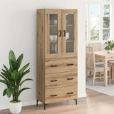 Highboard 2 pcs Artisan Oak 69.5 x 34 x 180 cm Engineered Wood 3415925