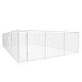 Outdoor Dog Kennel Galvanised Steel 950x570x185 cm 145036