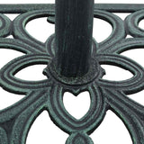 Umbrella Base Green 12 kg 49 cm Cast Iron 47866