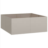 Planter Rusty 100x100x40 cm Weathering Steel 860821