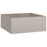 Planter Rusty 100x100x40 cm Weathering Steel 860821