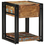 ZNTS Nightstands 2 pcs 40x40x50 cm Solid Reclaimed Wood 4016703
