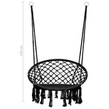 Hammock Swing Chair 80 cm Anthracite 93156