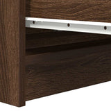 Sideboard Brown Oak 80x35x76 cm Engineered Wood 861739