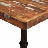 Bistro Table Brown 50 x 50 x 76 cm Solid Reclaim Wood 42013027