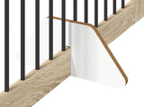 Dog Gate with Stands 4 pcs Sonoma Oak 100 x 80 cm 892062