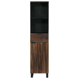 Bathroom Cabinet Walnut 38 x 33 x 160 cm Engineered Wood 4018030