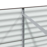 Raised Bed Brown 240 x 80 x 81 cm Steel 42008134