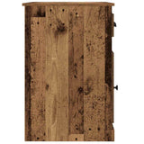 Desk with Drawer Old Wood 50 x 115 x 75 cm Engineered Wood 862822