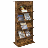 Magazine Rack Smoked Oak 70 x 41 x 156 cm Engineered Wood 899523