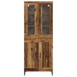 Highboard Old Wood 69.5 x 34 x 180 cm Engineered Wood 3403580