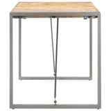 Dining Table 160x80x75 cm Solid Rough Mango Wood 321563