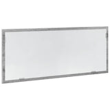 LED Bathroom Mirror Grey Sonoma 100x8.5x37 cm Engineered Wood 856273