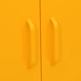 Storage Cabinet Mustard yellow Steel Medium Levelers 336164
