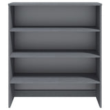 Top for Highboard HAMAR Dark Grey 90x30x100cm Solid Wood Pine 340434