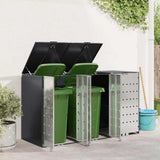 Wheelie Bin Storage for 3 Bins Anthracite 204 x 77.5 x 115.5 cm 3394779