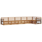 Outdoor Sofa Set 6 pcs Natural Solid Acacia Wood 3373549