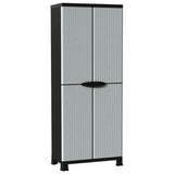 Plastic Cabinet 68x39x171.5 cm Rattan Design 337899