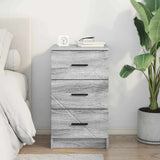 Bedside Cabinet Grey sonoma 38 x 38 x 66 cm Engineered wood 883380