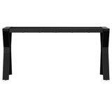 ZNTS Coffee Table Legs Y-Frame 90x30x43 cm Steel 357925