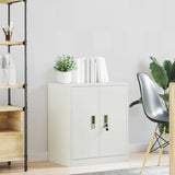 Storage Cabinet White 60 x 40 x 70 cm Steel 891723