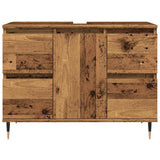 Bathroom Cabinet Old Wood 80x33x60 cm Engineered Wood 857232