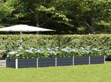 Planter Anthracite 400 x 80 x 45 cm Steel 42018198
