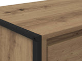 TV Cabinet Artisian Oak 100 x 36 x 49.5 cm Engineered Wood 886509