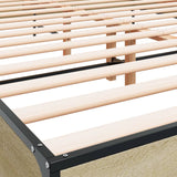 Bed Frame without Mattress Sonoma Oak 140x200 cm 3279998