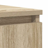 Sideboard with Drawers Sonoma Oak 100.5x35x76 cm Engineered Wood 3328446