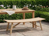 Garden Bench Natural 110 x 45 x 50 cm Bamboo 42028234