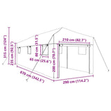 Greenhouse with Pop-up Frame Green 290 x 870 x 315 cm Iron 42006646