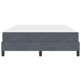 Box Spring Bed with Mattress Dark Grey 160 x 220 cm Fabric 3398798
