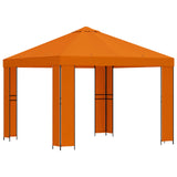 Gazebo 3 x 3 m Orange Polyester and Steel 190 gsm 900357