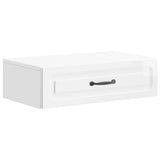 Wall-Mounted Side Table High Gloss White 59 x 34.5 x 17 cm 899339