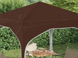 Pop-up Party Tent 194 x 194 x 245 cm Brown 42019819