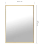 ZNTS Mirror Gold 80x60 cm 322748