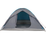 ZNTS Camping Tent Dome 6-Person Blue Waterproof 94413