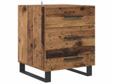 Bedside Cabinet Old Wood 40 x 40 x 66 cm Engineered Wood 882143