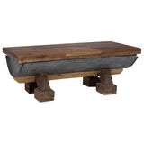 Coffee Table Natural 90 x 50 x 35 cm Wood 42007499